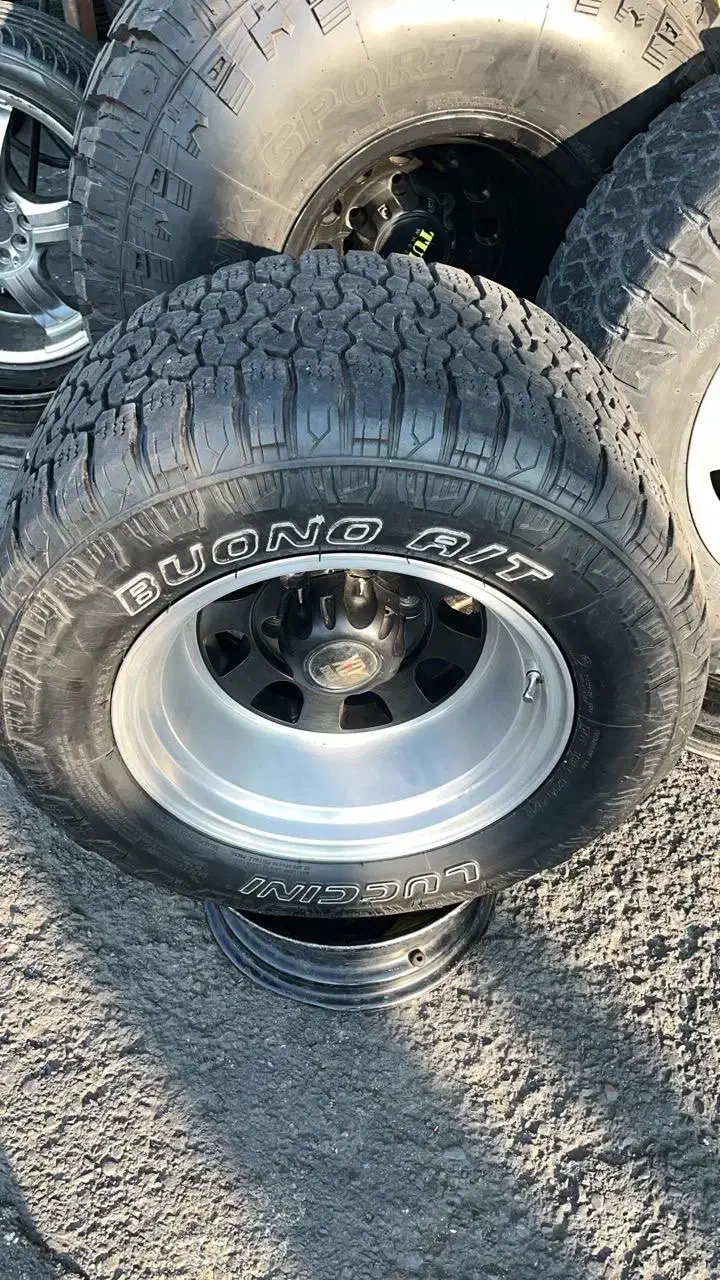 رینگ۱۵ ده اینچ ۶ پیچ با لاستیک ۲۹۵/۵۰/۱۵|قطعات یدکی و لوازم جانبی|تهران, سیروس|دیوار