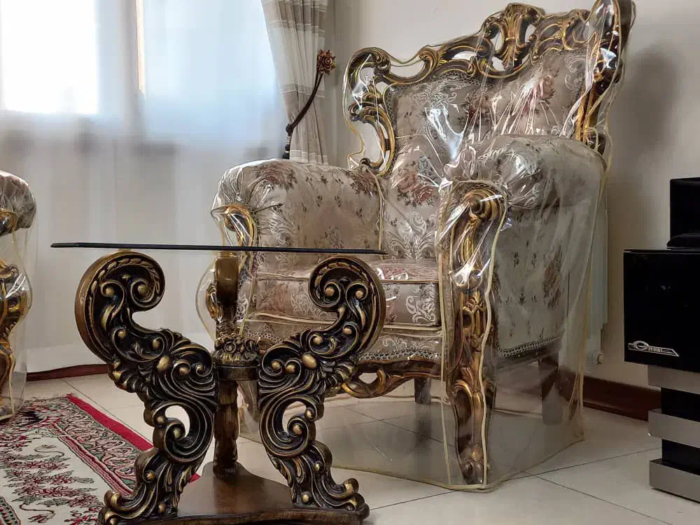 مبلمان استیل ۹ نفره سلطنتی|مبلمان خانگی و میز عسلی|تهران, صادقیه|دیوار