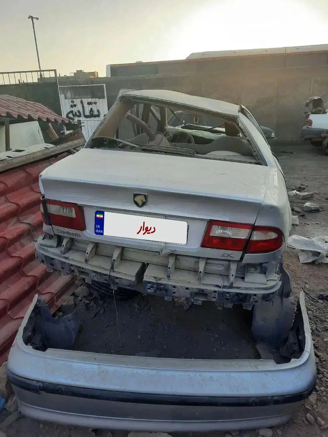 سمند مدل ۸۶ تصادفی|خودرو سواری و وانت|کرمان, |دیوار