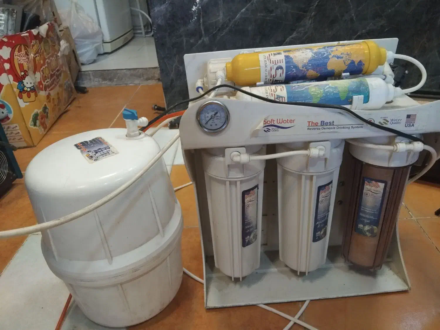 تسویه آب سافت واتر|آبسردکن و تصفیه آب|سنندج, |دیوار