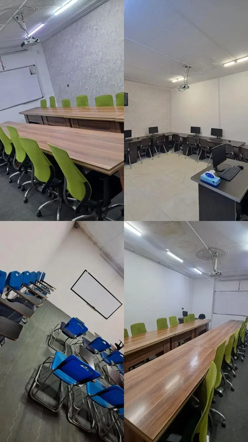 اجاره فضای آموزشی مجهز به صورت روزانه و ماهانه|اجارهٔ کوتاه‌مدت دفتر کار و فضای آموزشی|اصفهان, بوستان آینه خانه|دیوار