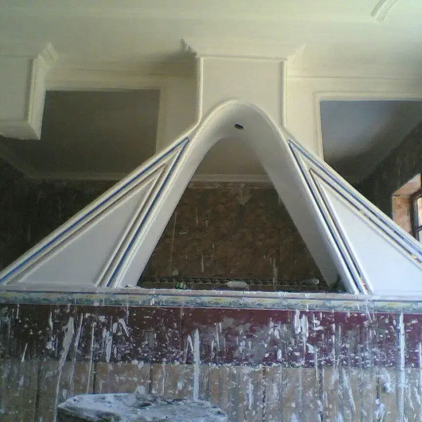 سفیدکاری وگچبری و لکه گیری ساختمان|خدمات پیشه و مهارت|شوشتر, |دیوار