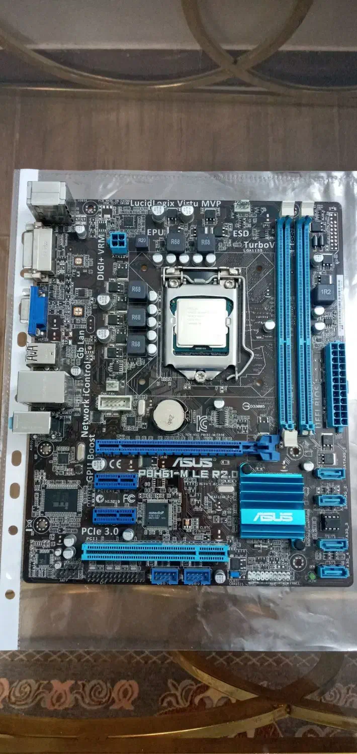 باندل ایسوس P8h61 به همراه رم و سی پی یو|قطعات و لوازم جانبی رایانه|همدان, |دیوار