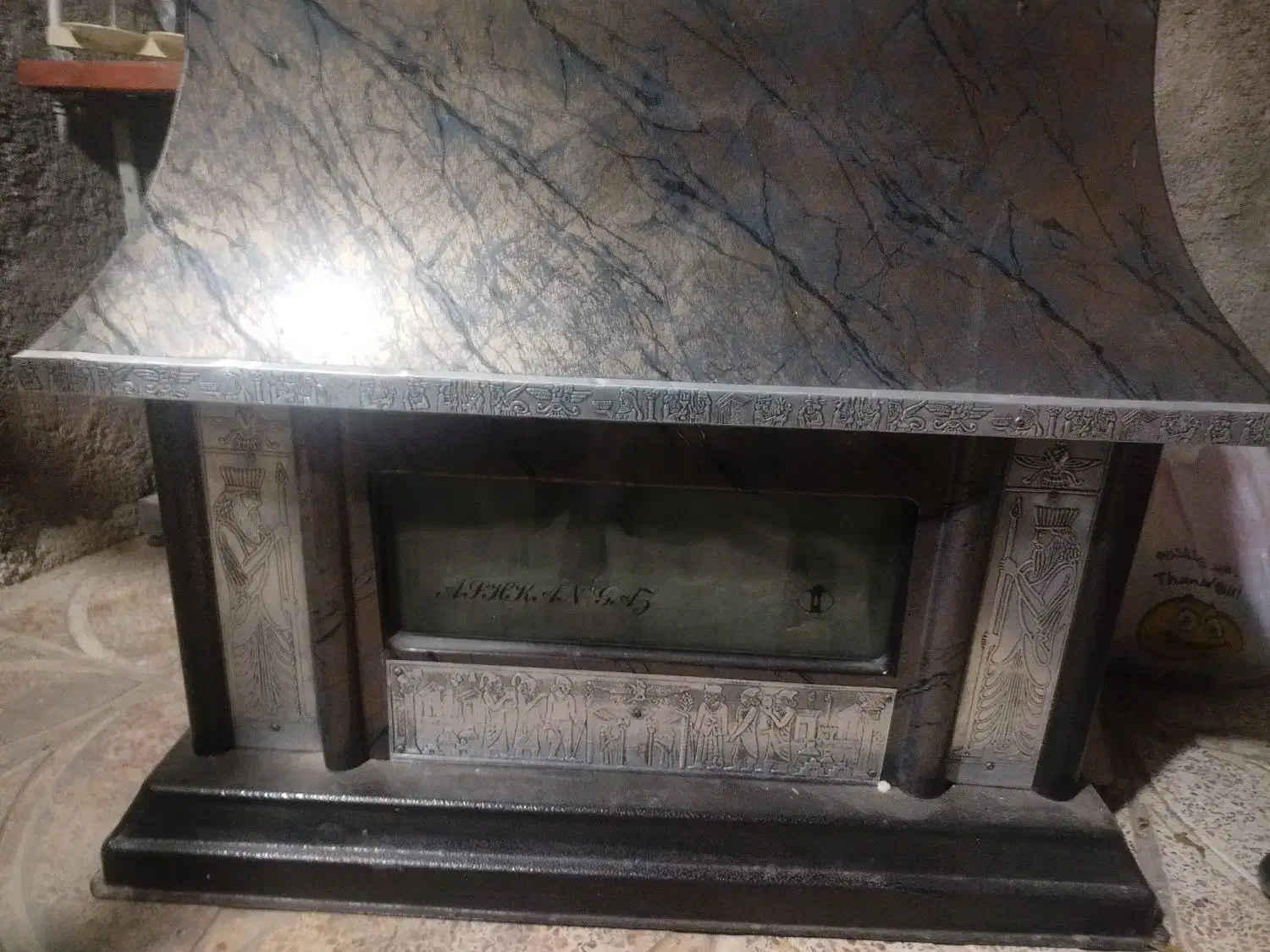 بخاری طرح شومینه|بخاری، هیتر، شومینه|ورامین, ورامین|دیوار