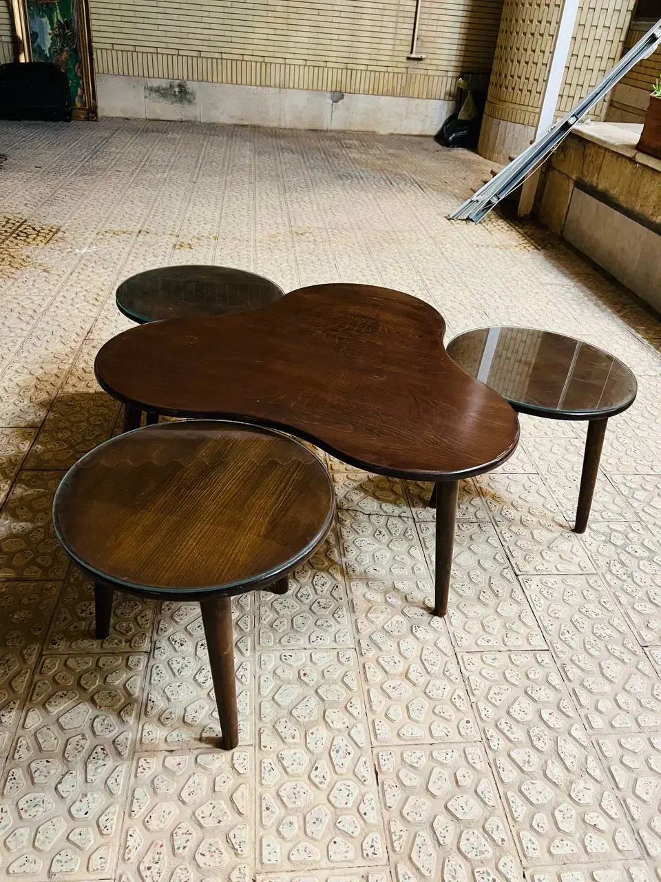 فروش استند گل و میز جلو مبلی طرح گشنیز|مبلمان خانگی و میز عسلی|شهرضا, |دیوار