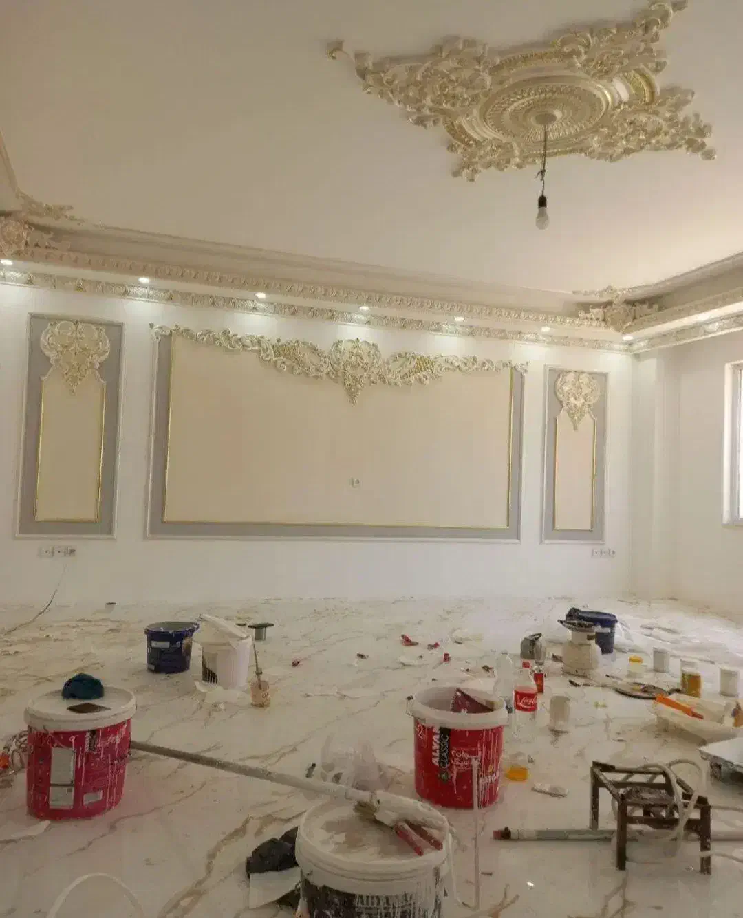 رنگکاری ساختمان کف قیمت|خدمات پیشه و مهارت|قم, نیروگاه|دیوار