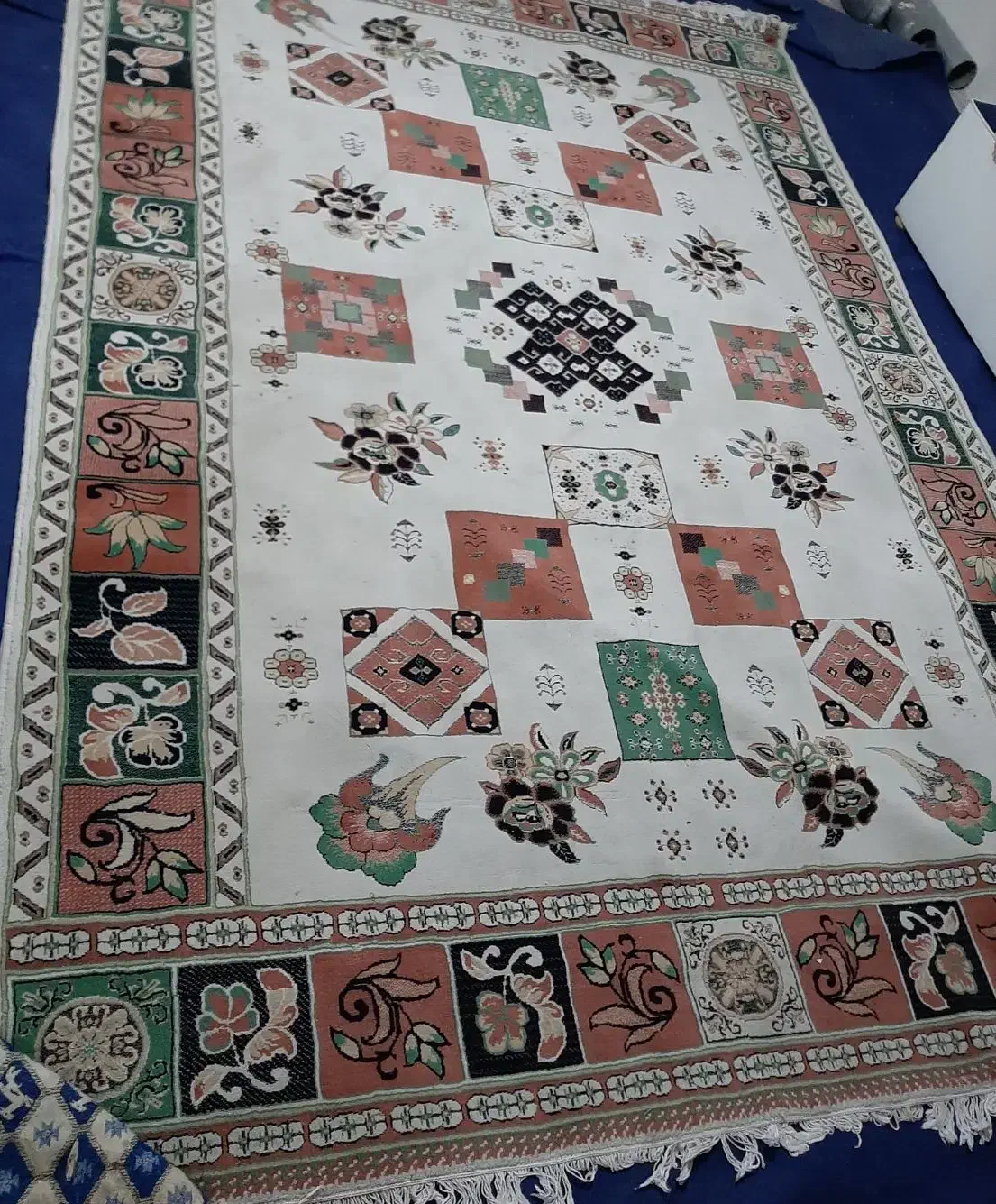 فرش ۶ متری دوعدد همشکل|فرش|مشکیندشت, |دیوار