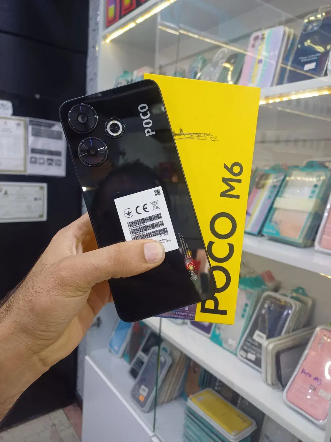 شیائومی پوکو m6 با حافظه ۲۵۶ با ۱۸ ماه گارانتی|موبایل|رشت, استادسرا|دیوار