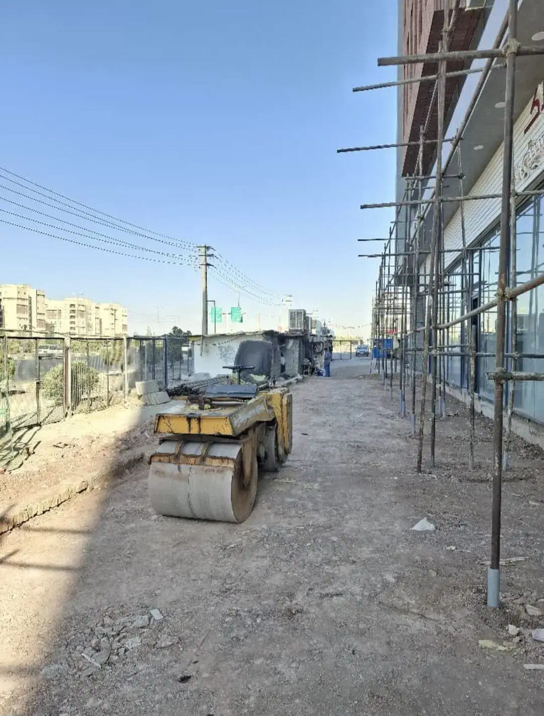 کرایه غلطک دوچرخ آهن کمپکتوری قلطک کشی غلتک زن|ماشین‌آلات صنعتی|چهارباغ, |دیوار