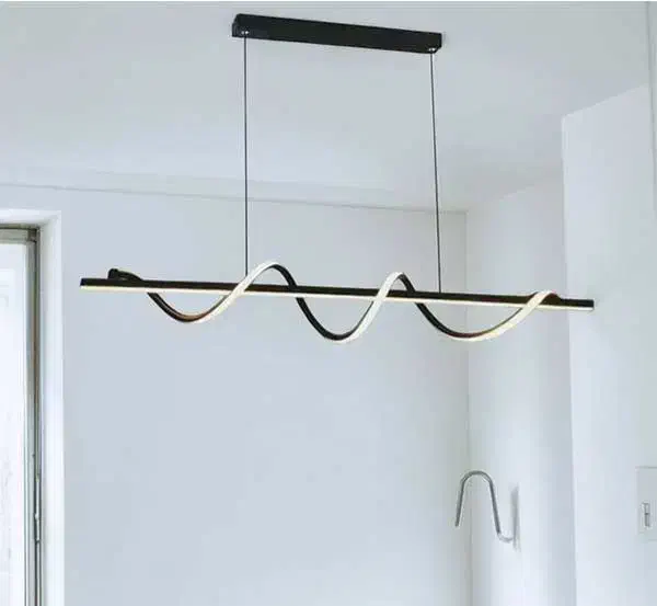 لوستر مدل مارپیچ و مدل ضربان|لوستر و چراغ آویز|سنندج, |دیوار