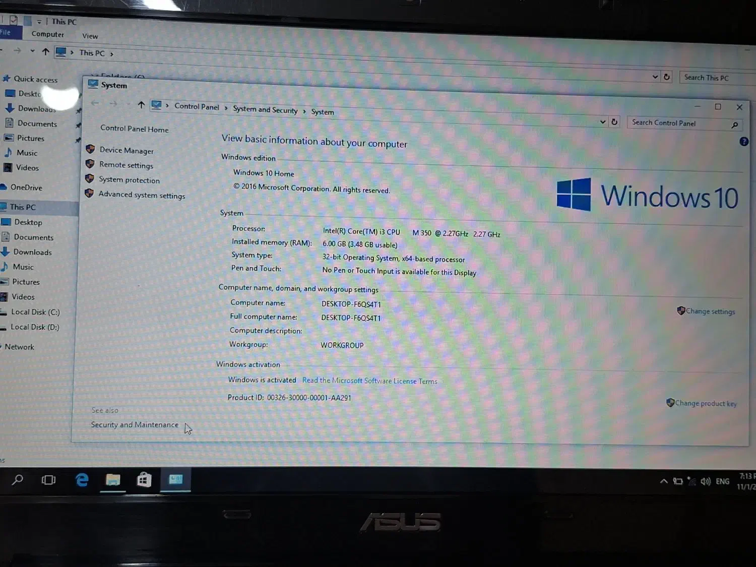 لپ تاپ ایسوس|رایانه همراه|اصفهان, رزمندگان|دیوار