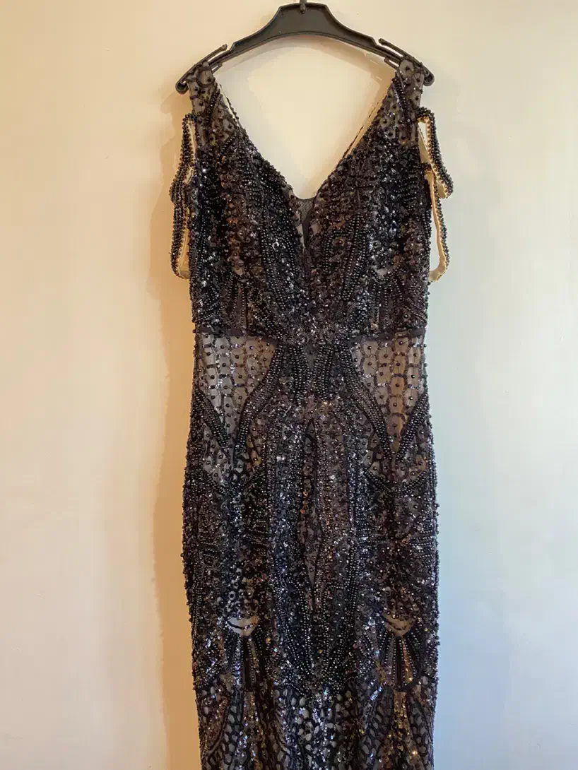 پیراهن مجلسی زنانه تمام کارشده شیک|لباس|شبستر, |دیوار