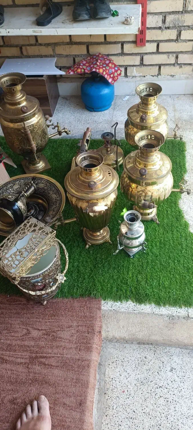 سماوربرنزی|کلکسیون اشیاء عتیقه|ارومیه, |دیوار