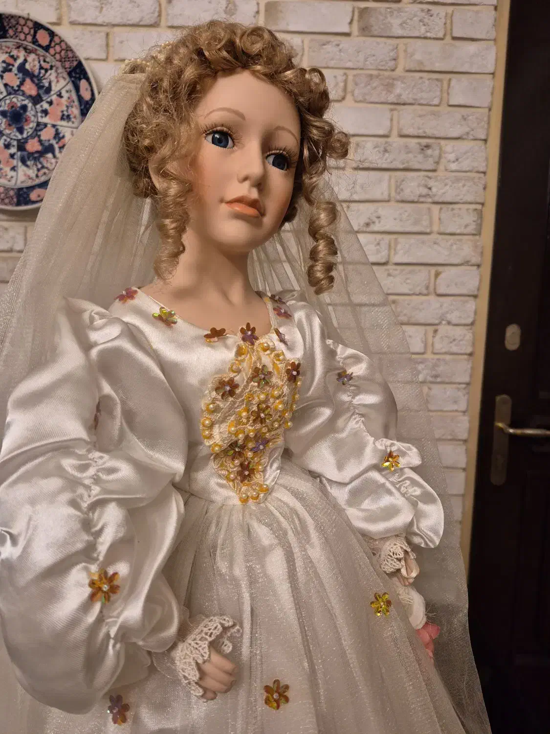 عروسک سرامیکی|مجسمه، تندیس، ماکت|رشت, معلم|دیوار