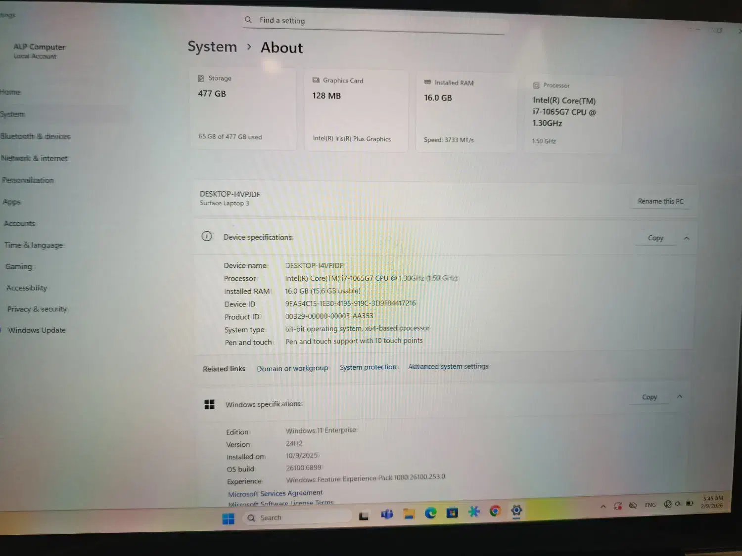 لب تاپ /سرفیس 3 corei7|رایانه همراه|تهران, مقدم|دیوار