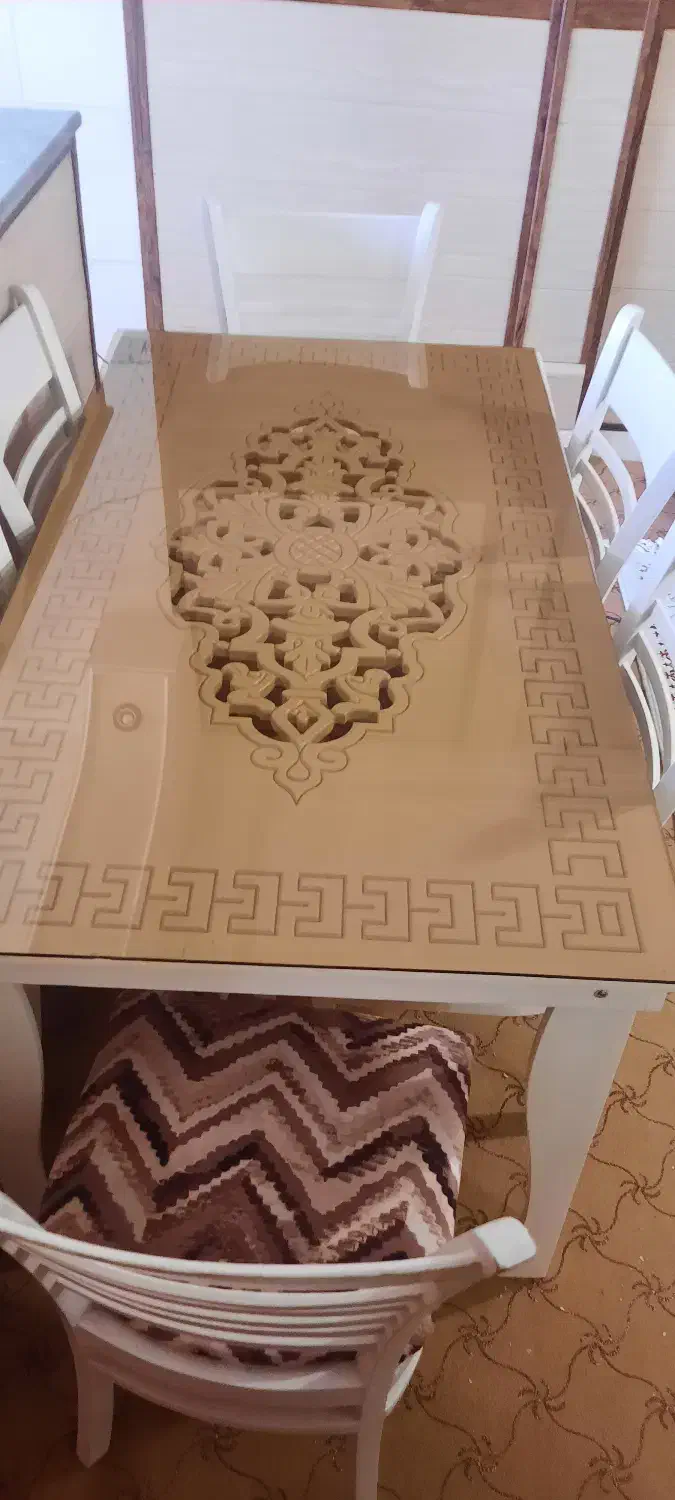 میز غذا خوری شش نفره|میز و صندلی غذاخوری|تفرش, |دیوار