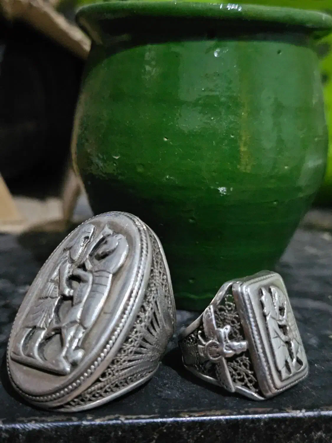 انگشتر کلکسیونی قدمت دار|کلکسیون اشیاء عتیقه|فیروزآباد (فارس), |دیوار