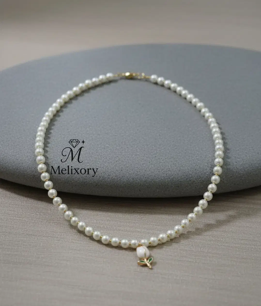 گردبند مرواریدی طرح گل لاله|بدلیجات|تهران, جیحون|دیوار