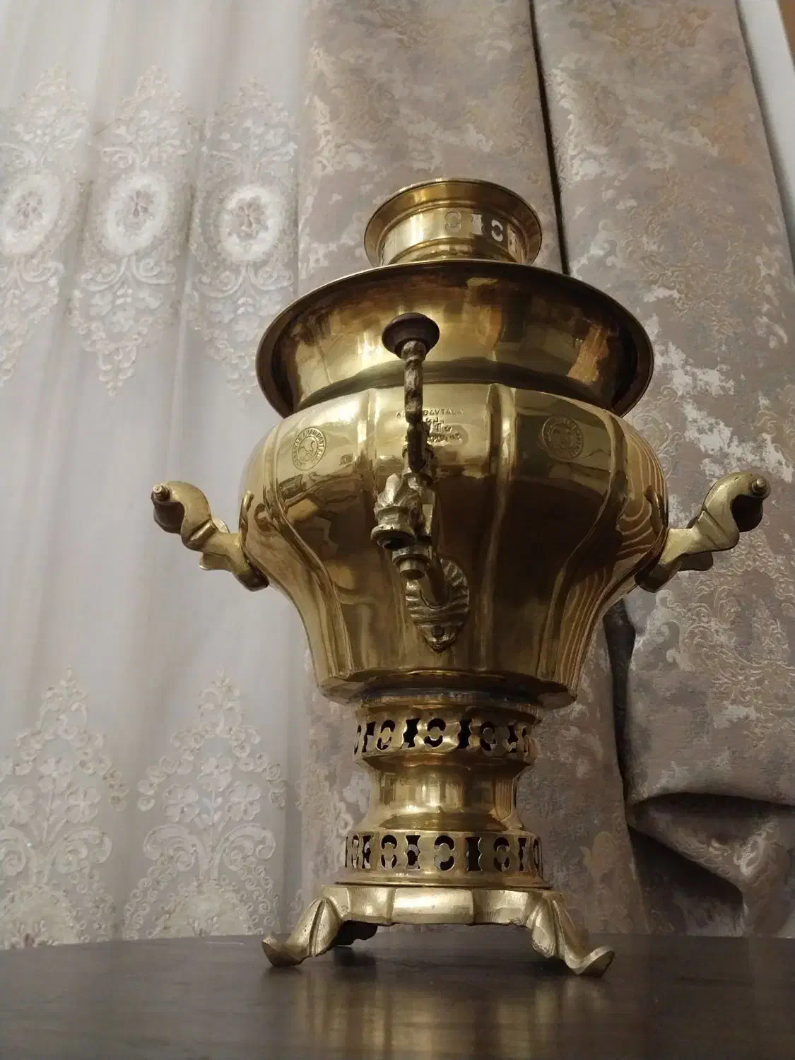 سماور زغالی قدیمی|سماور، چای‌ساز، قهوه‌ساز|اردبیل, |دیوار