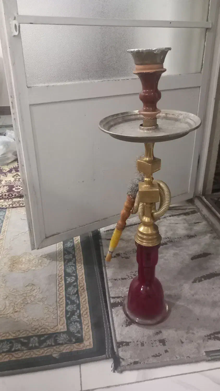 قلیان برنجی توپر|کلکسیون و سرگرمی|گلستان (تهران), |دیوار