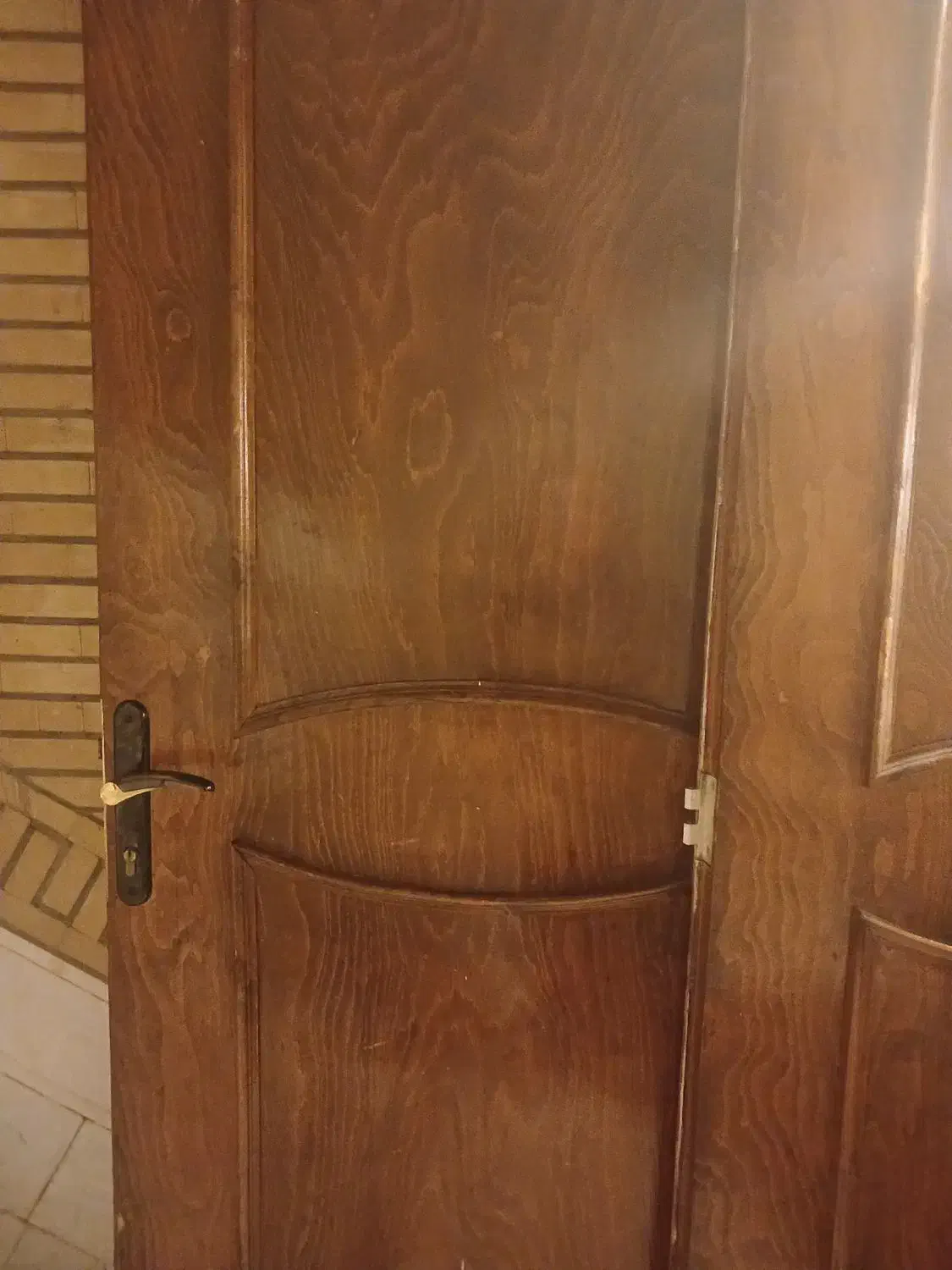 درب دو لنگه چوبی|مصالح و تجهیزات ساختمان|قم, دورشهر|دیوار