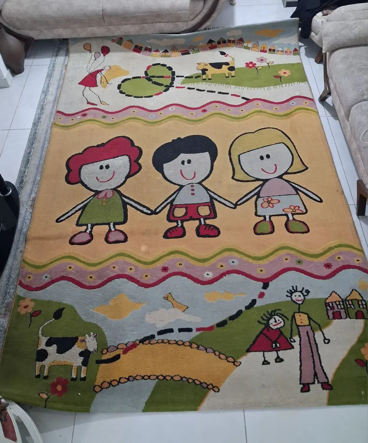 فرش اتاق بچه ها|فرش|تهران, اکباتان|دیوار