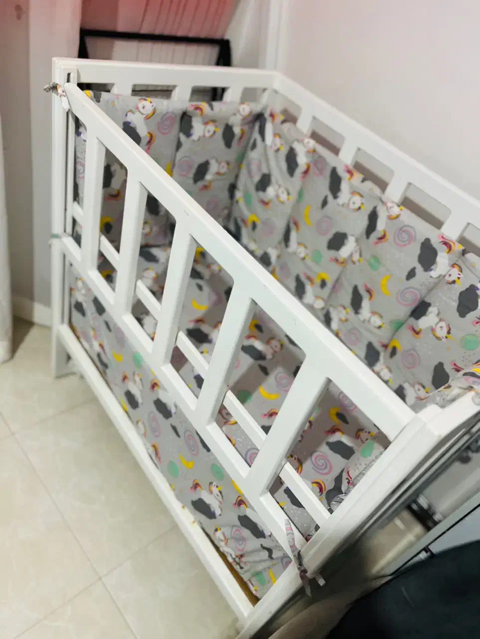 تخت کنار مادر|تخت و صندلی بچه|ساری, |دیوار