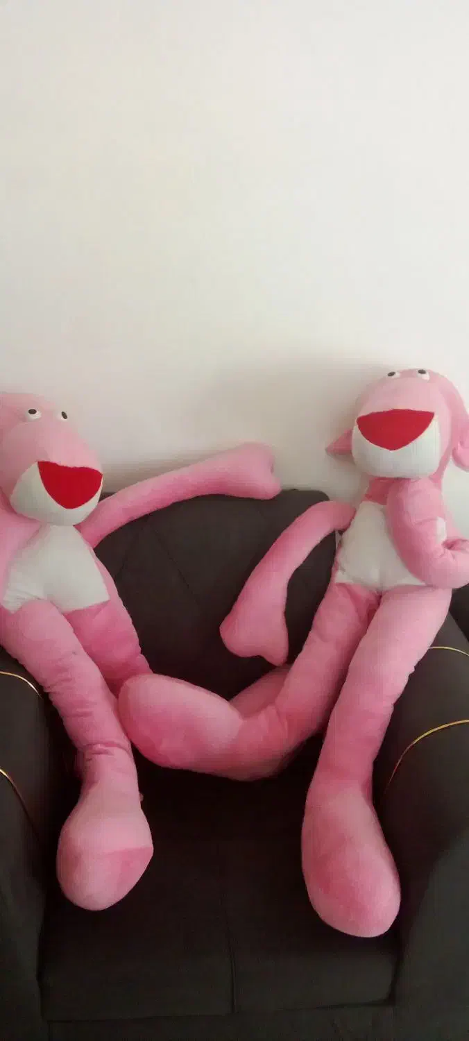 عروسک پلنگ صورتی|اسباببازی بچه|شیراز, لاله|دیوار