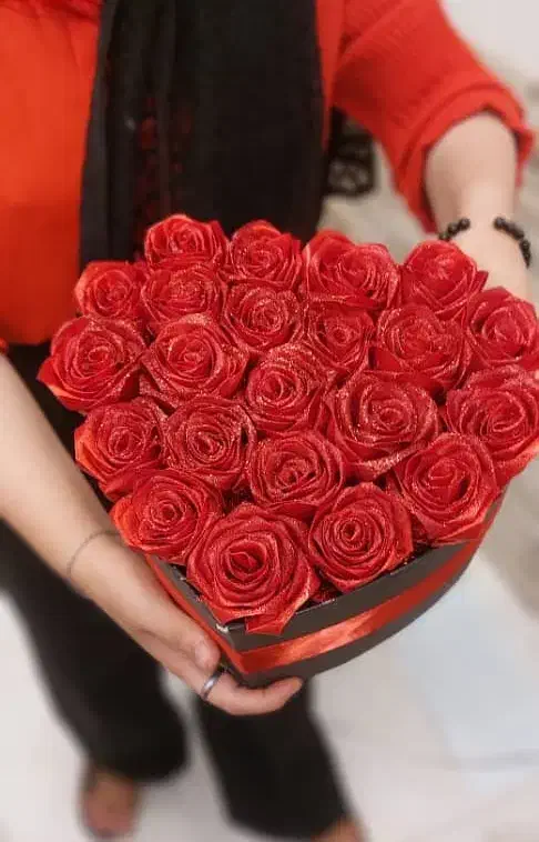 دسته گل های ماندگار روبانی شب یلدا|گل مصنوعی|شیراز, کوشک میدان|دیوار