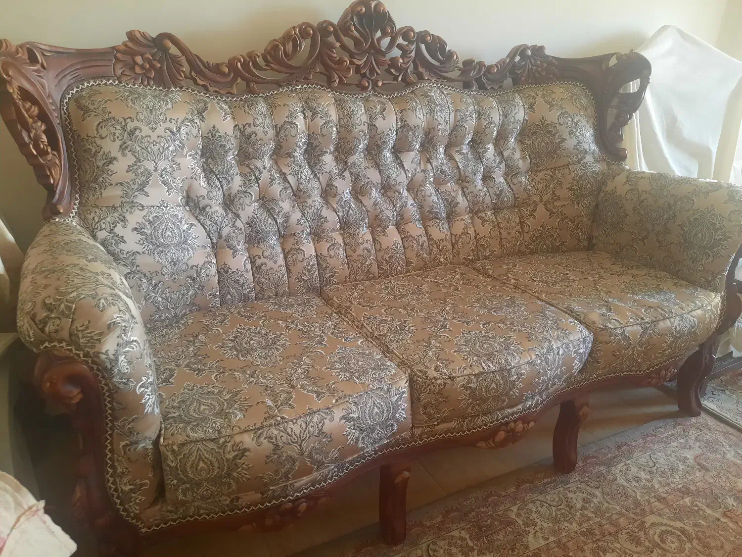 مبل سلطنتی در حد نو|مبلمان خانگی و میز عسلی|سنندج, |دیوار