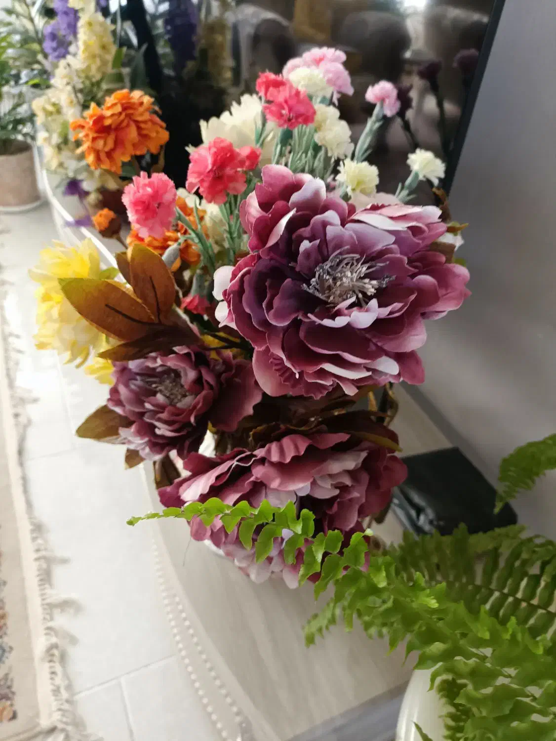 ده شاخه گل|گل مصنوعی|ارومیه, |دیوار