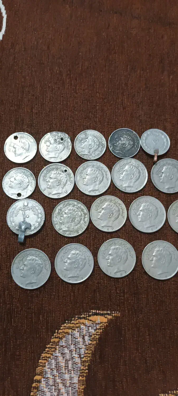 سکه شاهی وپهلوی کلکسیونی قدیمی|کلکسیون سکه، تمبر، اسکناس|مشهد, شهید قربانی|دیوار