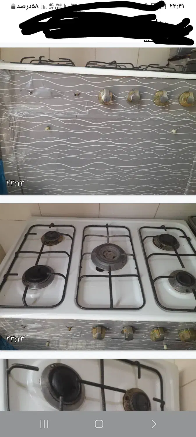 اجاق گاز پنچ شعله. تمیز تمیز|اجاق گاز و لوازم برقی پختوپز|کارون, |دیوار