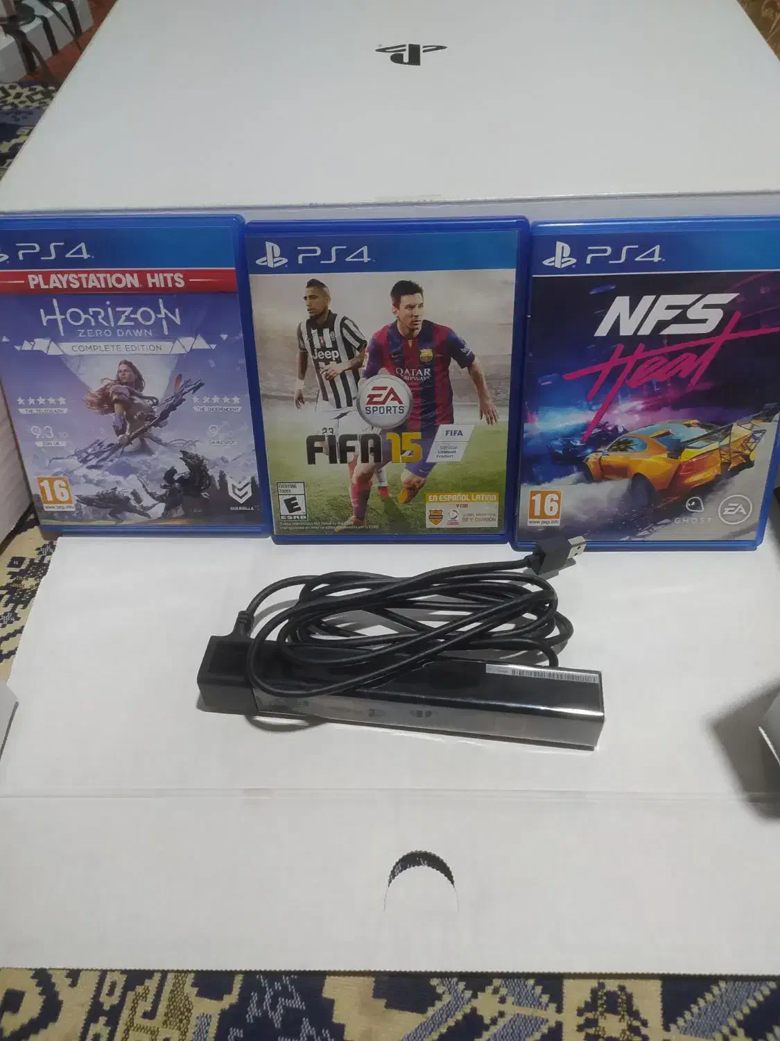 دوربین ps4 نو و آکبند و به همراه دیسک بازی|کنسول، بازی ویدئویی و آنلاین|شهریار, اصیل آباد|دیوار