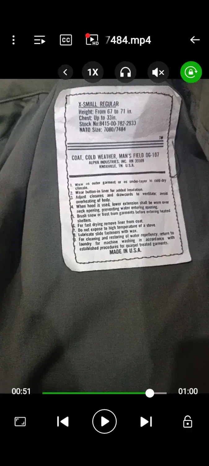 اوورکت آمریکایی اصل اسکوویل قدیمی،آک آک|لباس|تربت‌حیدریه, باغ سلطانی|دیوار