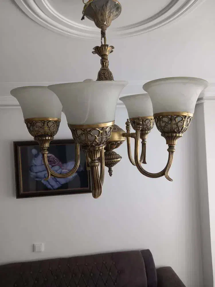 ۲ عدد لوستر پذیرایی|لوستر و چراغ آویز|همدان, |دیوار