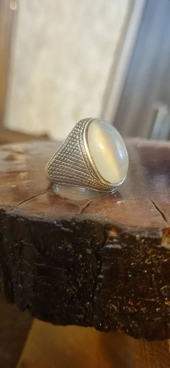 انگشتر عقیق یمانی سفید قدیمی|جواهرات|اصفهان, مسجد مصلی|دیوار