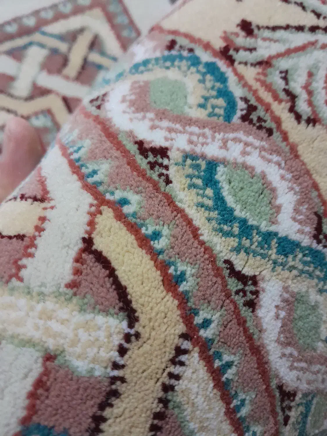 یک جفت فرش ۹متری ماشینی|فرش|ورزقان, |دیوار