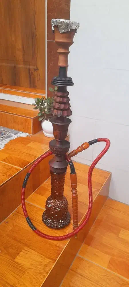 قلیان چوب گردو|کلکسیون و سرگرمی|رشت, کوی فکوری|دیوار