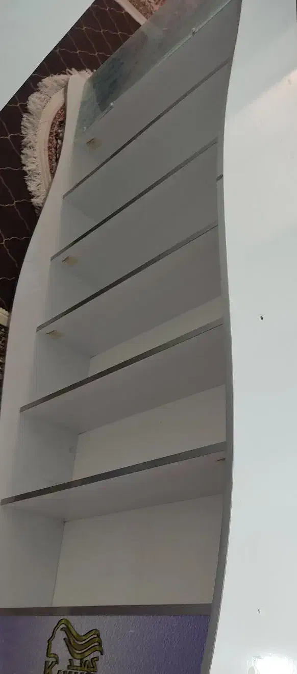 طبقه ام دی اف کاربردی|کتابخانه، شلف، قفسه‌های دیواری|کاشان, فاز ۲ ناجی آباد|دیوار