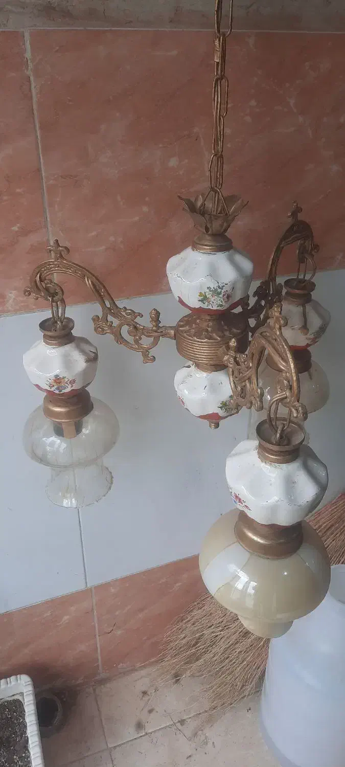 لوستر|لوستر و چراغ آویز|اردبیل, |دیوار