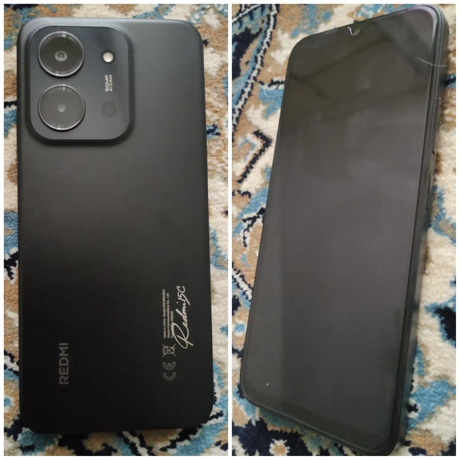 Redmi 15 c|موبایل|نور, |دیوار