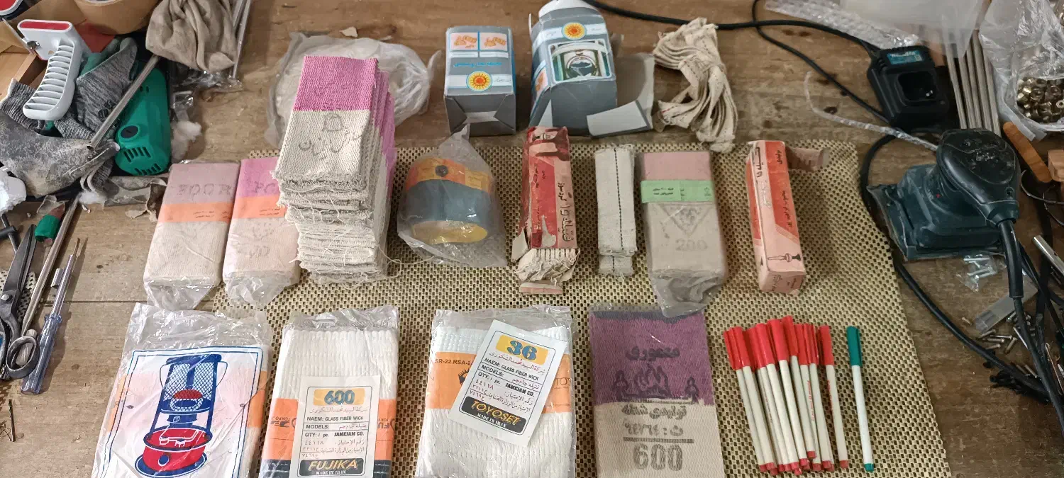 انواع فتیله های نایاب چراغ نفتی|کلکسیون اشیاء عتیقه|چهاردانگه (تهران), |دیوار