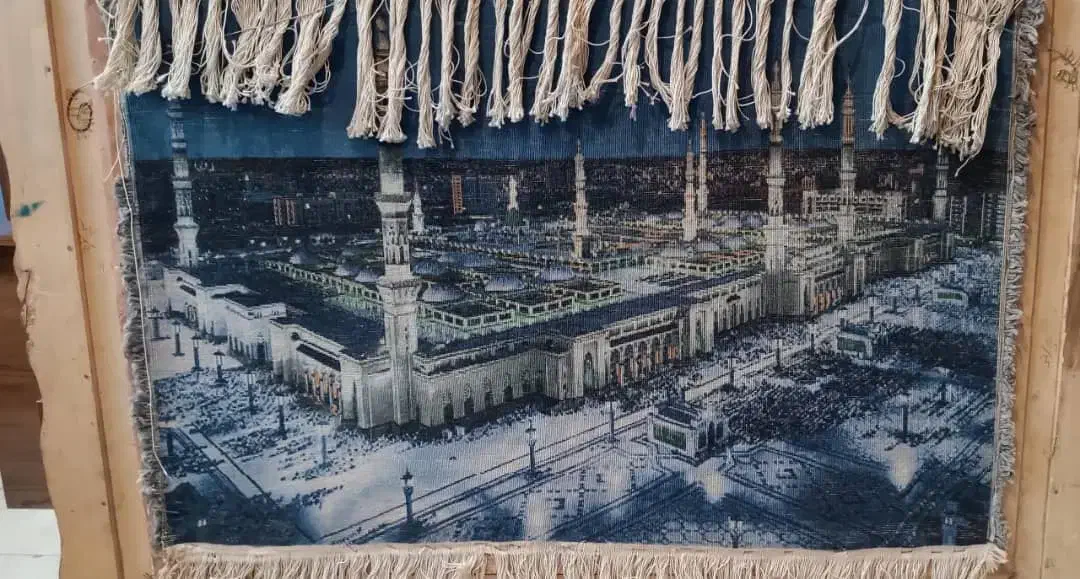 تابلو فرش مدینه 61*89 چله نخ|تابلو فرش|کرج, فاز ۳ مهرشهر|دیوار