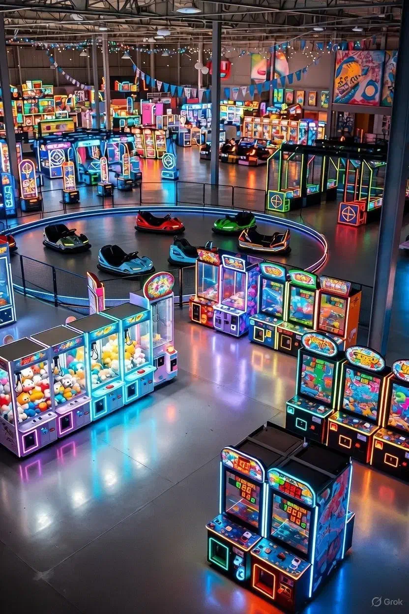 خلق فضای هیجانی در شهربازی‌های سرپوشیده|خدمات پیشه و مهارت|رشت, معلم|دیوار