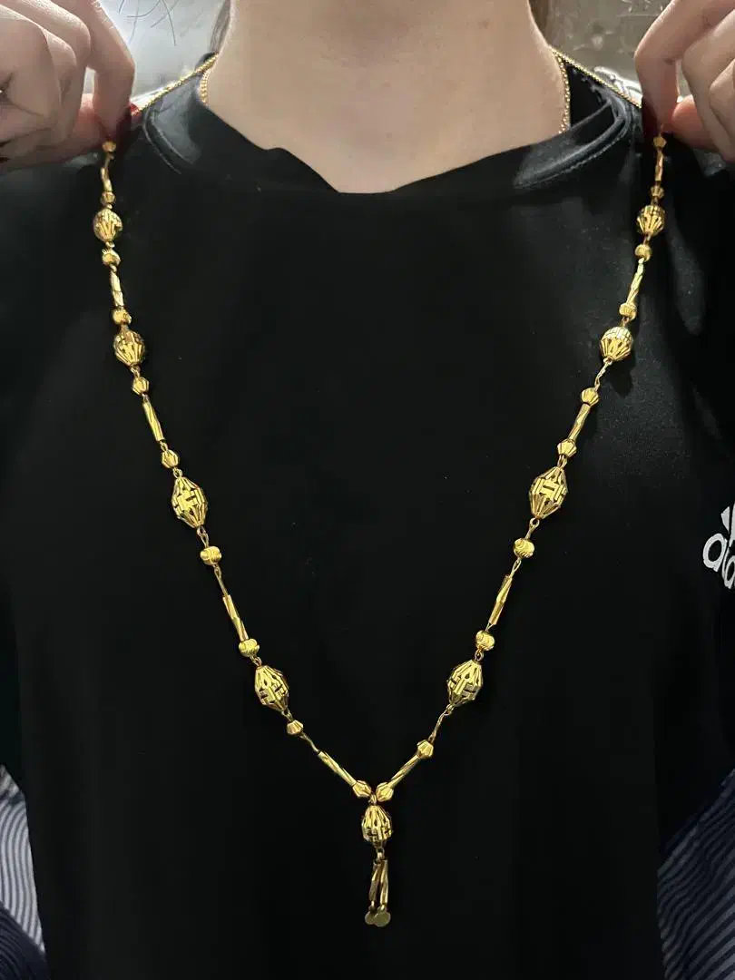 فروش گردنبند گویی ۲۱ عیار ۲۳گرم و۲۵۰سوت|جواهرات|یاسوج, |دیوار