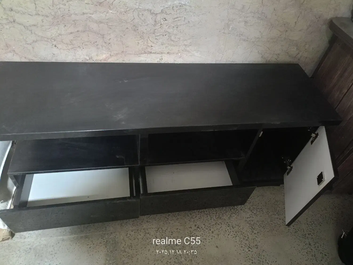 میز زیر تلویزیون چوبی|میز تلویزیون|ملایر, |دیوار