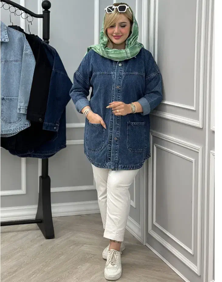 مانتو جین گرم بالا درجه یک|لباس|ماسال, |دیوار