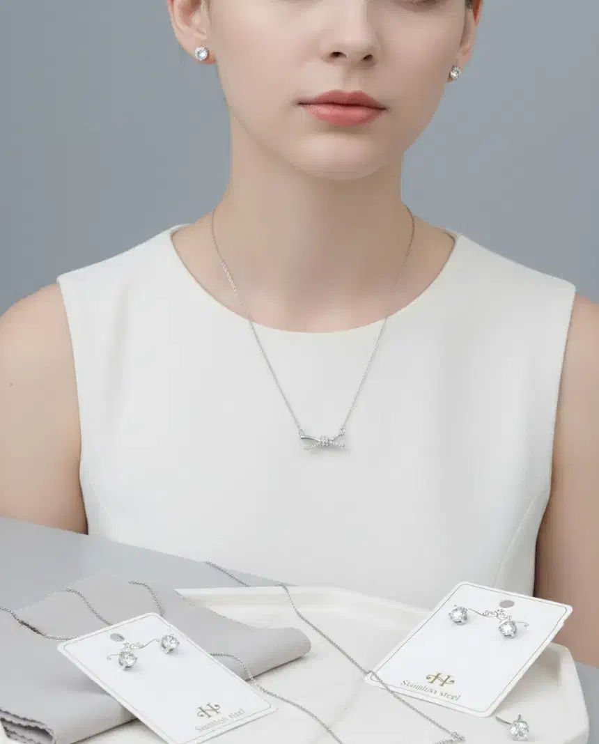 نیمست استیل نگین دار|بدلیجات|مشهد, یاس|دیوار