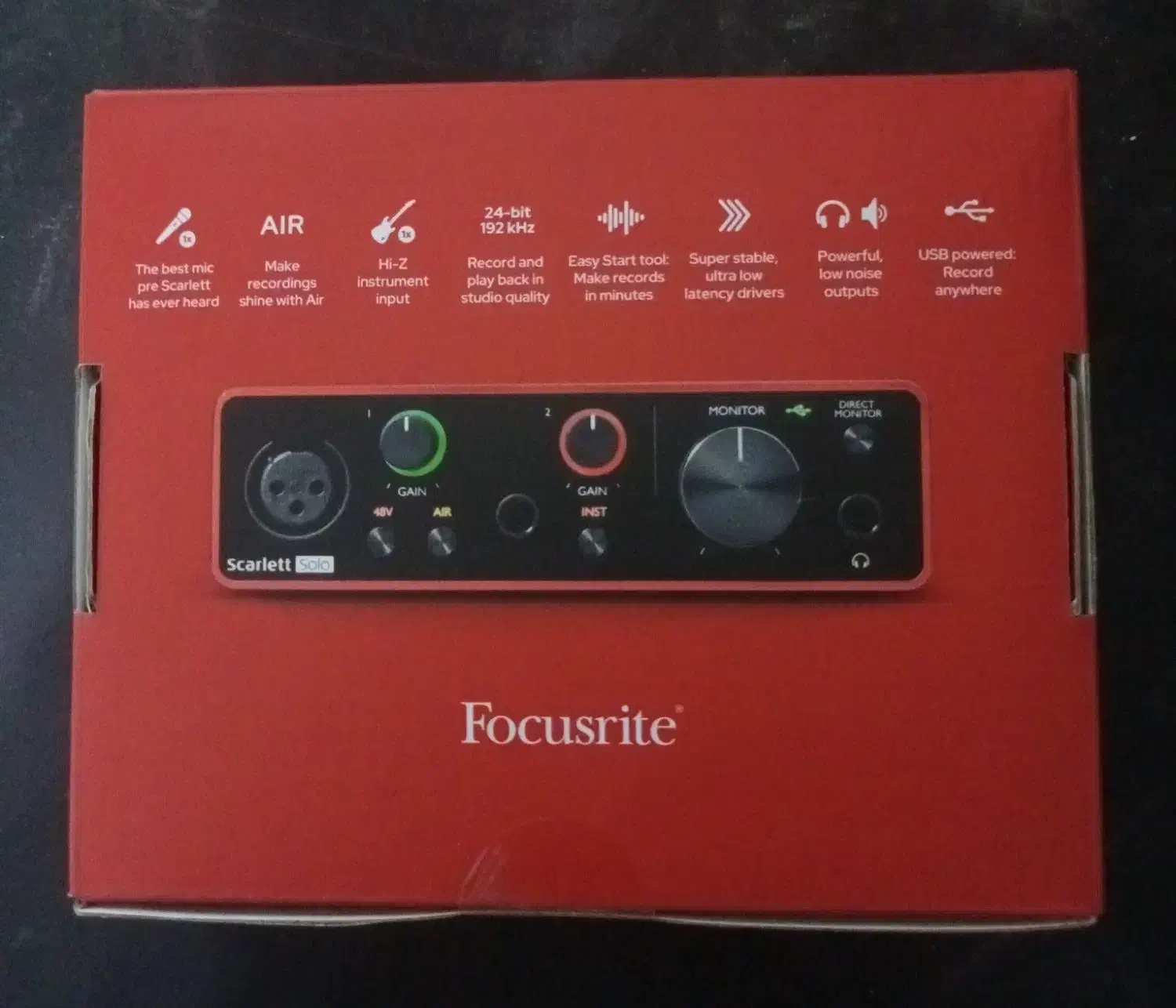 کارت صدا Focusrite Scarlett SOLO 3rd Gen|صوتی و تصویری|شیراز, پانصد دستگاه ارتش|دیوار